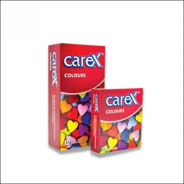 CareX Colors Condoms Pack of 12 Condoms