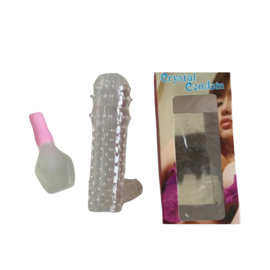 Hard Silicone Reusable (Washable) Condom with extra Lubricant. Universal Size